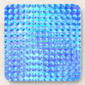 Nubby Blue Glass Getränkeuntersetzer (Vorderseite)