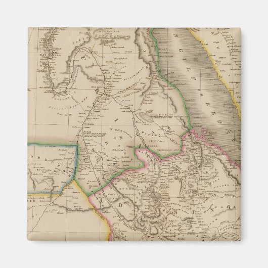 Nubia, Abessinia, Afrika Magnet (Vorne)