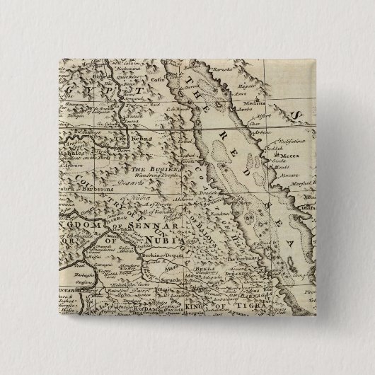 Nubia und Abissinia, Afrika Button (Vorderseite)