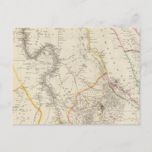 Nubia und Abyssinia Postkarte (Vorderseite)