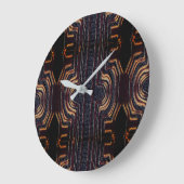 Nubian Atistry Wall Clock Große Wanduhr (Winkel)