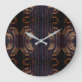 Nubian Atistry Wall Clock Große Wanduhr (Vorderseite)