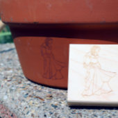 Nubian Belly Dancer Goddess Gummistempel