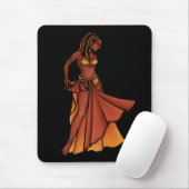 Nubian Belly Dancer Goddess Mousepad (Mit Mouse)