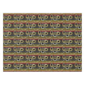 Nubian Bohemisch Geometric Print Tischdecke (Vorderseite (Horizontal))
