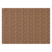 Nubian Bohemisch Geometric Print Tischdecke (Vorderseite (Horizontal))
