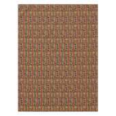 Nubian Bohemisch Geometric Print Tischdecke (Vorderseite)