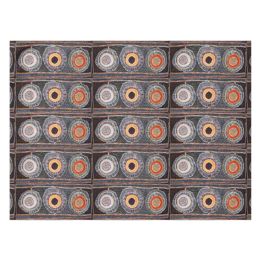 Nubian Bohemisch Geometric Print Tischdecke (Vorderseite (Horizontal))