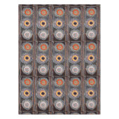 Nubian Bohemisch Geometric Print Tischdecke (Vorderseite)