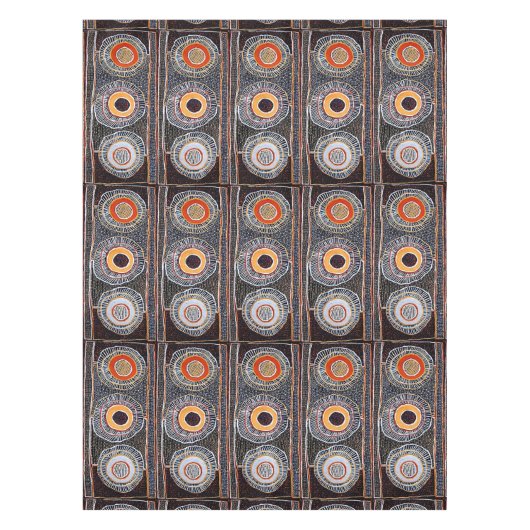 Nubian Bohemisch Geometric Print Tischdecke (Vorderseite)