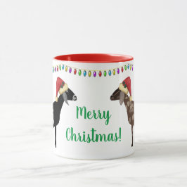 Nubian Dairy Goat Weihnachten Tasse