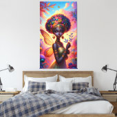 Nubian Fairy Leinwanddruck (Insitu (Schlafzimmer))