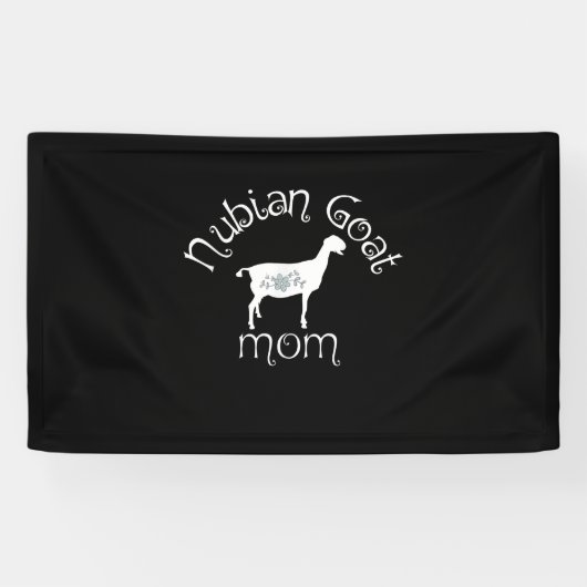 Nubian Goat Mama Gift Banner (Horizontal)