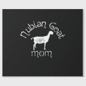 Nubian Goat Mama Gift Geschenkpapier (Flach)