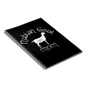 Nubian Goat Mama Gift Notizblock (Rechte Seite)