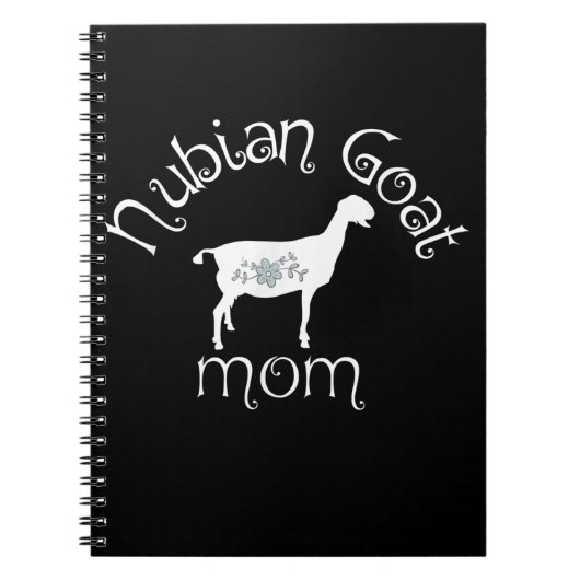 Nubian Goat Mama Gift Notizblock (Vorderseite)