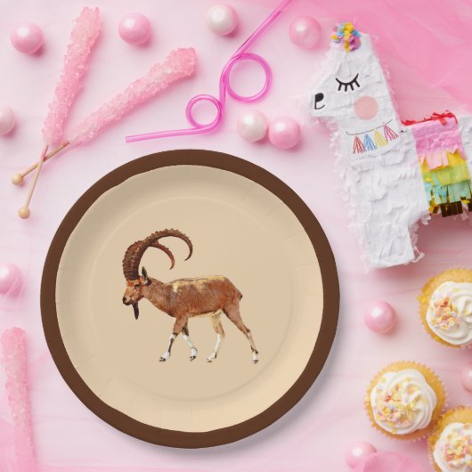 Nubian Ibex - Ein Gedi Pappteller (Party)