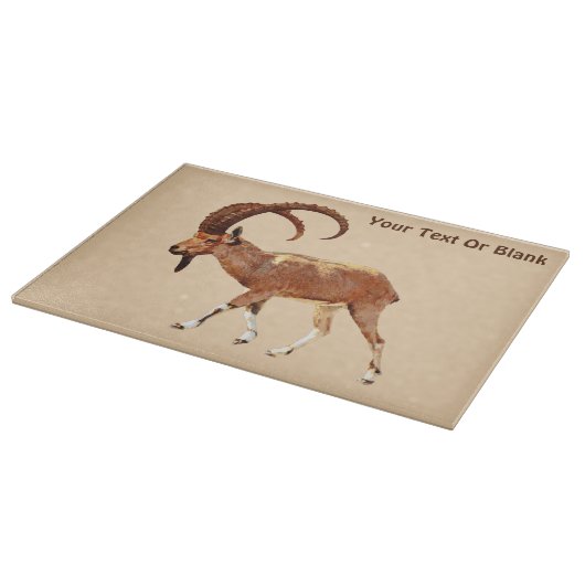 Nubian Ibex - Ein Gedi Schneidebrett (Ecke)