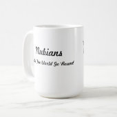 Nubian Kopf im Herzen Kaffeetasse (Vorderseite Links)