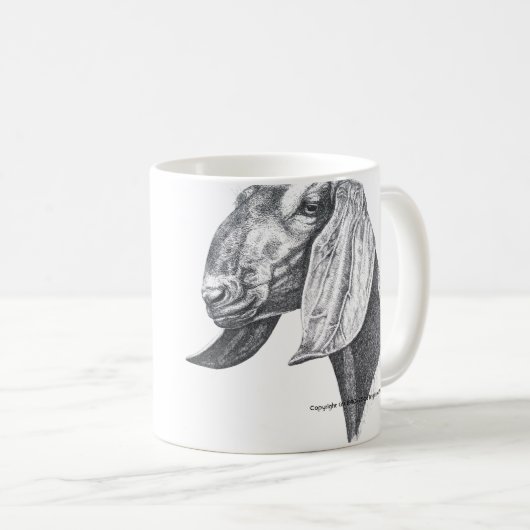 Nubian Kopf Kaffeetasse (VorderseiteRechts)