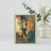 Nubian Man von Franciszek Zmurko Postkarte (Stehend Vorderseite)