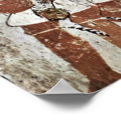 Nubian Mercenaries von Maler Der Grabkammer Des Ze Poster (Ecke)