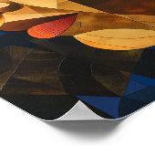 Nubian Nuance: Ein Mosaik der Majestät Poster (Ecke)