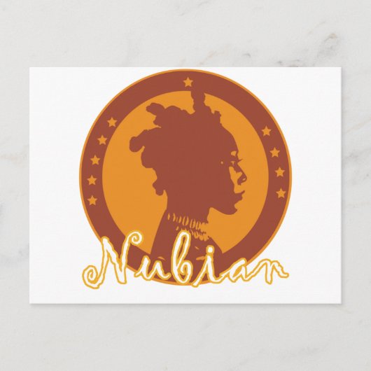 Nubian Postcard Postkarte (Vorderseite)