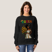 Nubian Queen: Daisy Women's Sweatshirt (Vorne ganz)