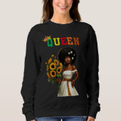 Nubian Queen: Daisy Women's Sweatshirt (Vorderseite)