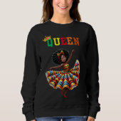 Nubian Queen: Dance Women's Sweatshirt (Vorderseite)