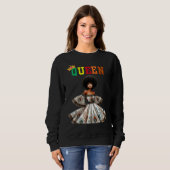 Nubian Queen: Flyness Women's Sweatshirt (Vorne ganz)