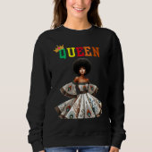 Nubian Queen: Flyness Women's Sweatshirt (Vorderseite)