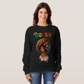Nubian Queen: Fro Sho Women's Sweatshirt (Vorne ganz)