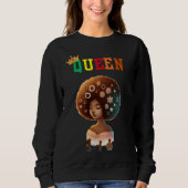 Nubian Queen: Fro Sho Women's Sweatshirt (Vorderseite)