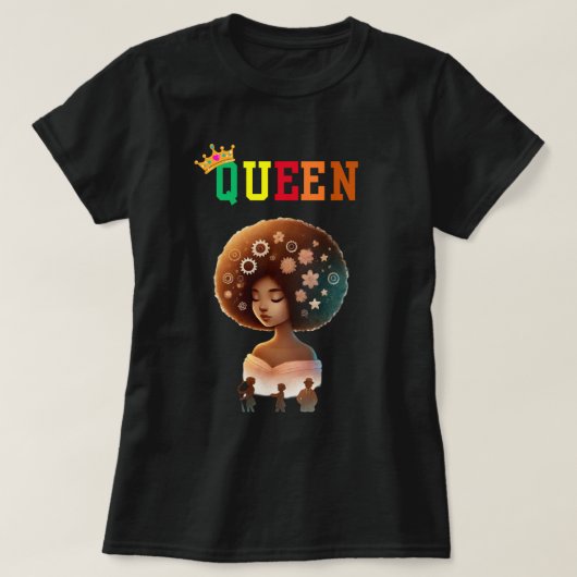 Nubian Queen: Fro Sho Women's T - Shirt (Design vorne)