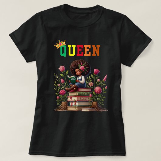 Nubian Queen: Geschichte T - Shirt von Frauen (Design vorne)