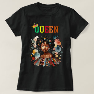 Nubian Queen: Glaube an den T - Shirt von Frauen