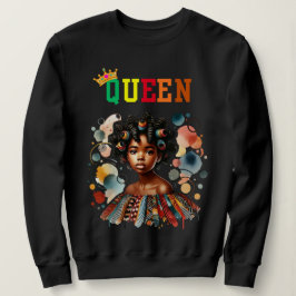 Nubian Queen: Glaube Frauen-Sweatshirt Sweatshirt