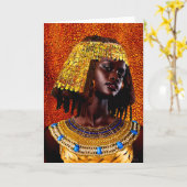 Nubian Queen Karte (Gelbe Blume)