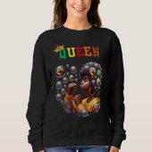 Nubian Queen: Power Women's Sweatshirt (Vorderseite)