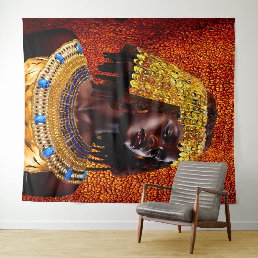 Nubian Queen Wandteppich (Beispiel (Horizontal))