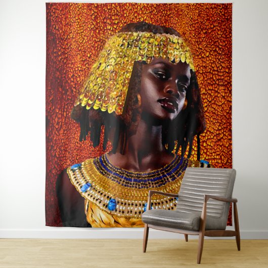 Nubian Queen Wandteppich (Beispiel)