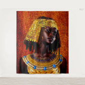 Nubian Queen Wandteppich (Vorderseite)