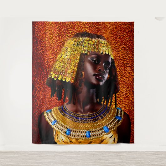 Nubian Queen Wandteppich (Vorderseite)