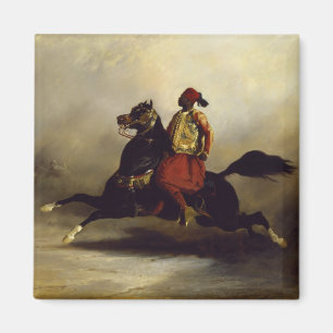 Nubian Reiter am Galopp Magnet