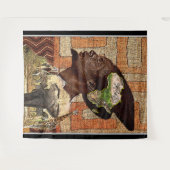 Nubian Religious Art Print Wandteppich (Vorderseite (Horizontal))