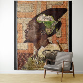 Nubian Religious Art Print Wandteppich (Beispiel)