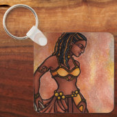 Nubian Sister Belly Dancer Schlüsselanhänger (Vorderseite)