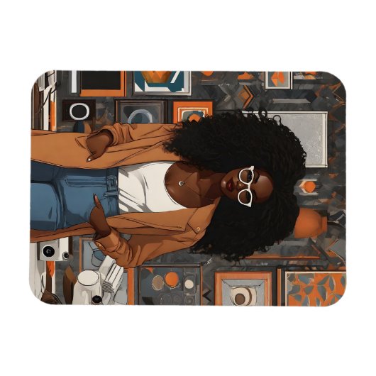 Nubian Swag 3 Magnet (Horizontal)